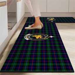 ScotsTee Shop Scottish Campbel of Cawdor Modern Crest Tartan Kitchen Rug Sets