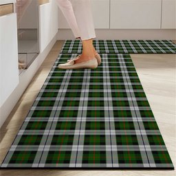 ScotsTee Shop Scottish Gunn Mrs Jane of Kirkhill House Wick Crest Tartan Kitchen Rug Sets