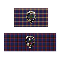 ScotsTee Shop Scottish MacLaine of Lochbuie Hunting Modern Crest Tartan Kitchen Rug Sets