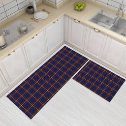 ScotsTee Shop Scottish MacLaine of Lochbuie Hunting Modern Crest Tartan Kitchen Rug Sets