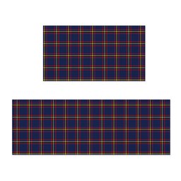 ScotsTee Shop Scottish MacLaine of Lochbuie Hunting Modern Crest Tartan Kitchen Rug Sets