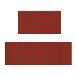 ScotsTee Shop Scottish MacAlister of Glenbarr Modern Crest Tartan Kitchen Rug Sets