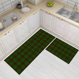 ScotsTee Shop Scottish MacAlister of Glenbarr Hunting Crest Tartan Kitchen Rug Sets