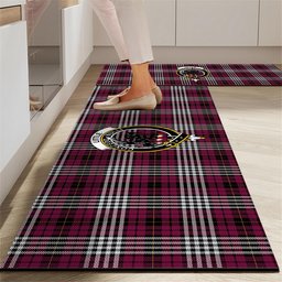 ScotsTee Shop Scottish Little of Morton Rigg Modern Crest Tartan Kitchen Rug Sets