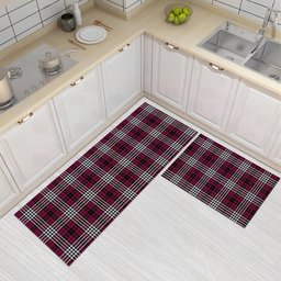 ScotsTee Shop Scottish Little of Morton Rigg Modern Crest Tartan Kitchen Rug Sets