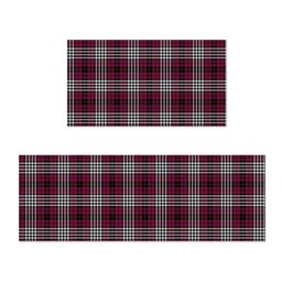 ScotsTee Shop Scottish Little of Morton Rigg Modern Crest Tartan Kitchen Rug Sets