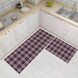 ScotsTee Shop Scottish MacLean of Duart Dress 4 Crest Tartan Kitchen Rug Sets
