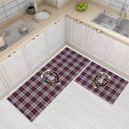 ScotsTee Shop Scottish MacLean of Duart Dress 4 Crest Tartan Kitchen Rug Sets