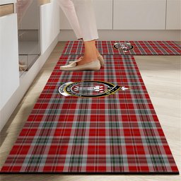 ScotsTee Shop Scottish MacLean of Duart Dress 2 Crest Tartan Kitchen Rug Sets