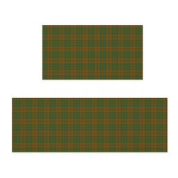 ScotsTee Shop Scottish McAlister of Glenbarr Hunting Modern Crest Tartan Kitchen Rug Sets