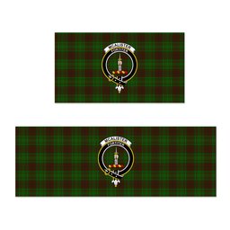 ScotsTee Shop Scottish McAlister of Glenbarr Hunting Crest Tartan Kitchen Rug Sets