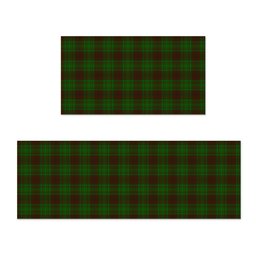 ScotsTee Shop Scottish McAlister of Glenbarr Hunting Crest Tartan Kitchen Rug Sets