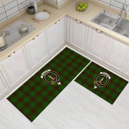 ScotsTee Shop Scottish McAlister of Glenbarr Hunting Crest Tartan Kitchen Rug Sets