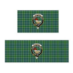 ScotsTee Shop Scottish McDonald Lord of the Isles Hunting Ancient Crest Tartan Kitchen Rug Sets
