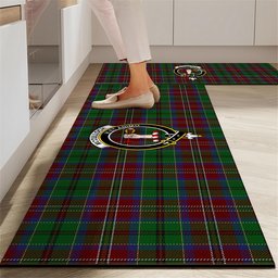 ScotsTee Shop Scottish McCulloch Crest Tartan Kitchen Rug Sets