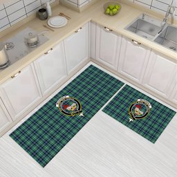 ScotsTee Shop Scottish McDonald of the Isles Hunting Ancient Crest Tartan Kitchen Rug Sets