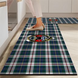 ScotsTee Shop Scottish McLeod Of Californian Modern Crest Tartan Kitchen Rug Sets