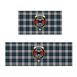 ScotsTee Shop Scottish McLeod Of Californian Modern Crest Tartan Kitchen Rug Sets
