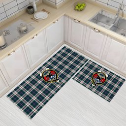 ScotsTee Shop Scottish McLeod Of Californian Modern Crest Tartan Kitchen Rug Sets