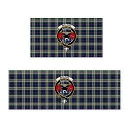 ScotsTee Shop Scottish McLeod Of Californian Crest Tartan Kitchen Rug Sets