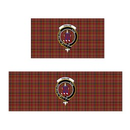 ScotsTee Shop Scottish Ogilvie (Ogilvy) of Strathallan Crest Tartan Kitchen Rug Sets