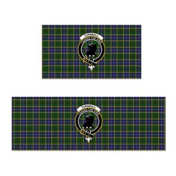 ScotsTee Shop Scottish Turnbull of Thornton Crest Tartan Kitchen Rug Sets