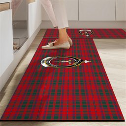 ScotsTee Shop Scottish Shaw of Tordarroch Modern Crest Tartan Kitchen Rug Sets