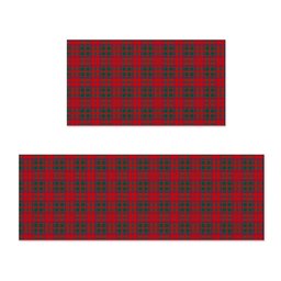 ScotsTee Shop Scottish Shaw of Tordarroch Modern Crest Tartan Kitchen Rug Sets