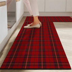 ScotsTee Shop Scottish Stewart of Rothesay 1 Crest Tartan Kitchen Rug Sets