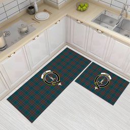 ScotsTee Shop Scottish Shaw of Tordarroch Hunting Modern Crest Tartan Kitchen Rug Sets