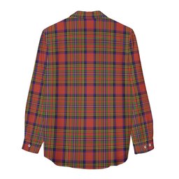ScotsTee Shop Scottish Hepburn Clan Tartan Womens Long Sleeve Shirt