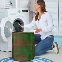 ScotsTee Shop Scottish MacKinnon Hunting Modern Clan Tartan Laundry Basket Round Waterproof
