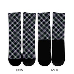 ScotsTee Shop Scottish Campbell of Cawdor Dress Clan Tartan Socks For Men & Women