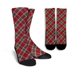 ScotsTee Shop Scottish MacLean of Duart Dress Red Clan Tartan Socks For Men & Women