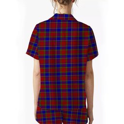 ScotsTee Shop Scottish Mair Crest Women's Short Sleeve Short Set Tartan Pyjama Set