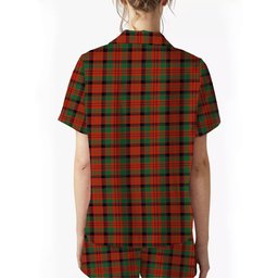 ScotsTee Shop Scottish MacNeacail Ancient Crest Women's Short Sleeve Short Set Tartan Pyjama Set