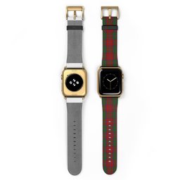 ScotsTee Shop Scottish Stewart (Stuart) of Appin Tartan Watch Band