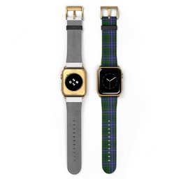 ScotsTee Shop Scottish Wishart Hunting Tartan Watch Band