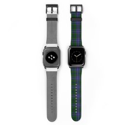 ScotsTee Shop Scottish Wishart Hunting Tartan Watch Band