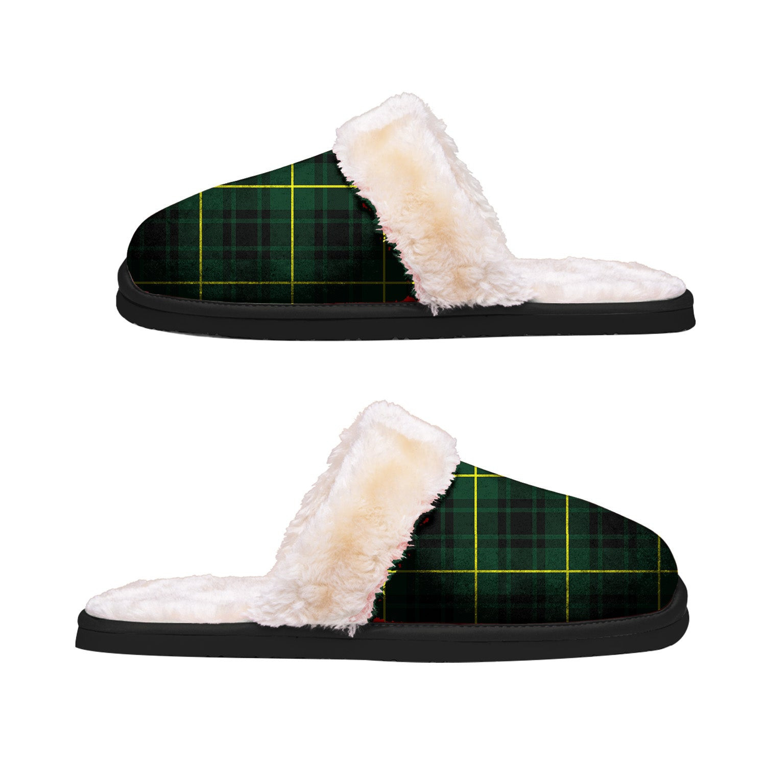 ScotsTee Shop Scottish MacArthur Modern Clan Tartan Slippers Warm House Plush Slippers