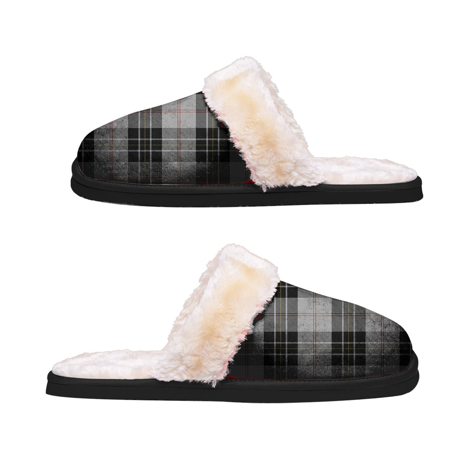 ScotsTee Shop Scottish MacPherson Dress 01 Clan Tartan Slippers Warm House Plush Slippers
