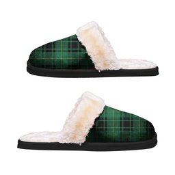 ScotsTee Shop Scottish MacArthur Ancient Clan Tartan Slippers Warm House Plush Slippers