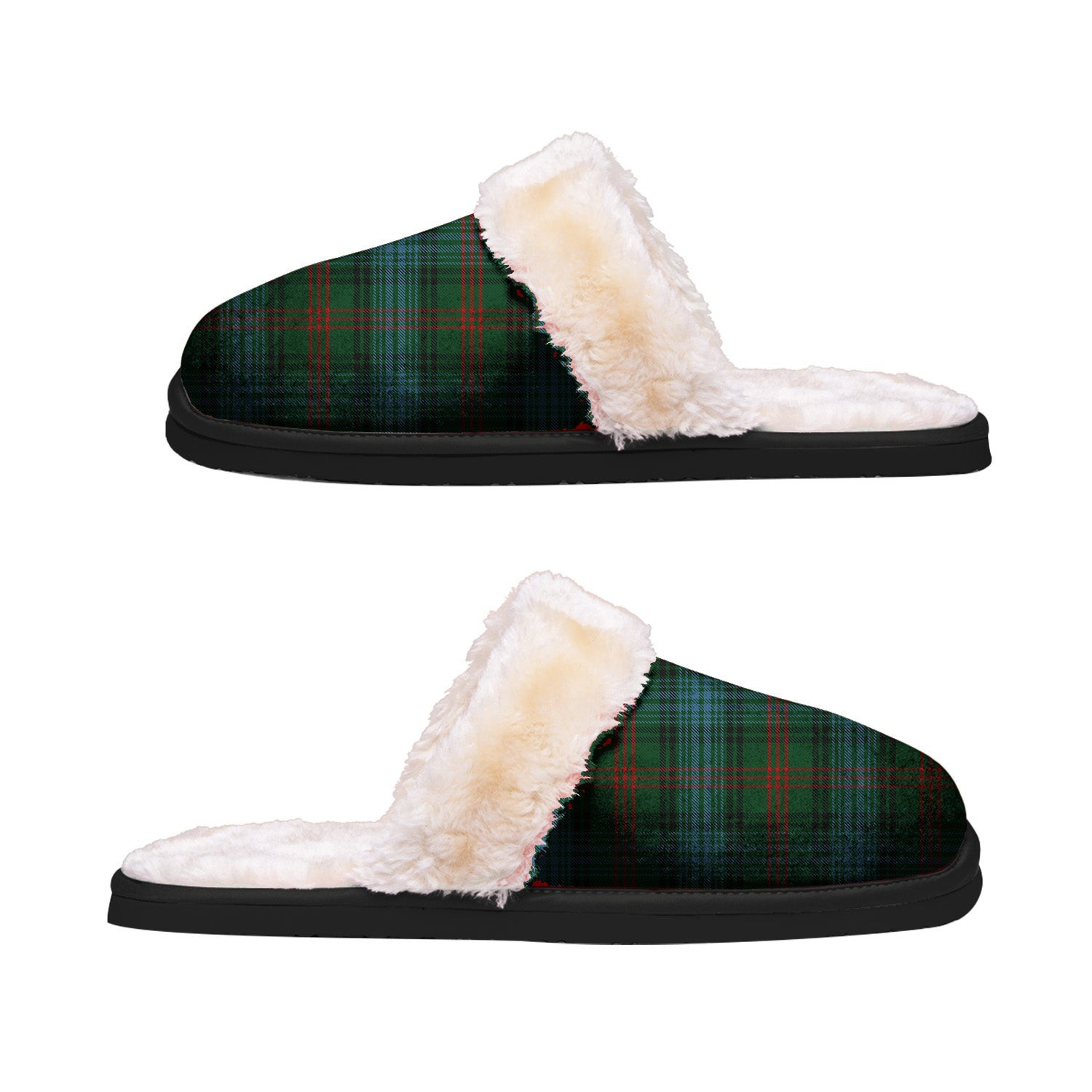 ScotsTee Shop Scottish Ross Hunting 01 Clan Tartan Slippers Warm House Plush Slippers