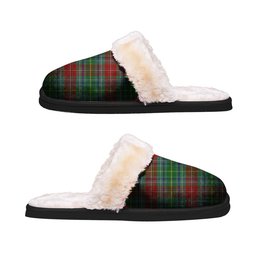 ScotsTee Shop Scottish Muirhead 02 Clan Tartan Slippers Warm House Plush Slippers