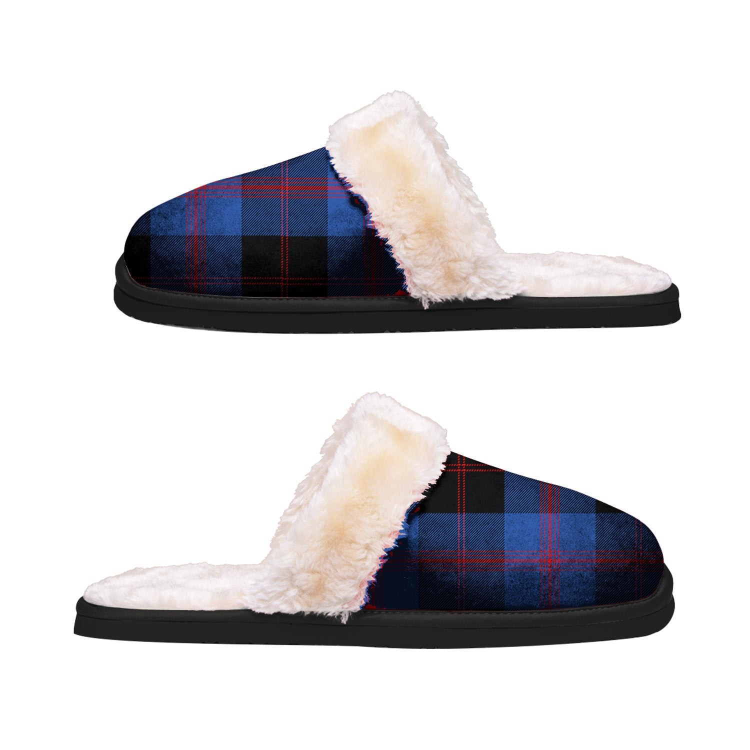 ScotsTee Shop Scottish Maule Clan Tartan Slippers Warm House Plush Slippers