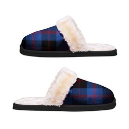 ScotsTee Shop Scottish Maule Clan Tartan Slippers Warm House Plush Slippers
