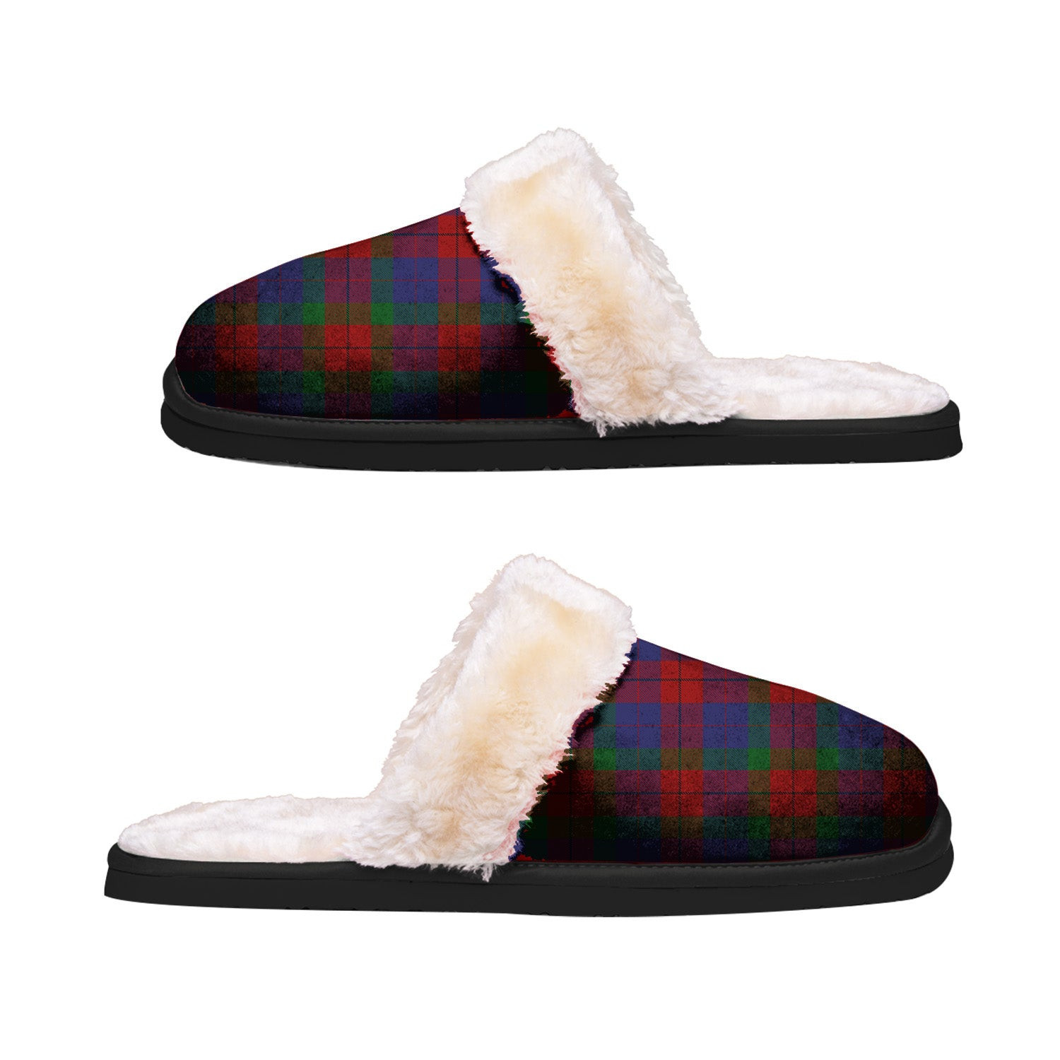 ScotsTee Shop Scottish Skene of Cromar 01 Clan Tartan Slippers Warm House Plush Slippers