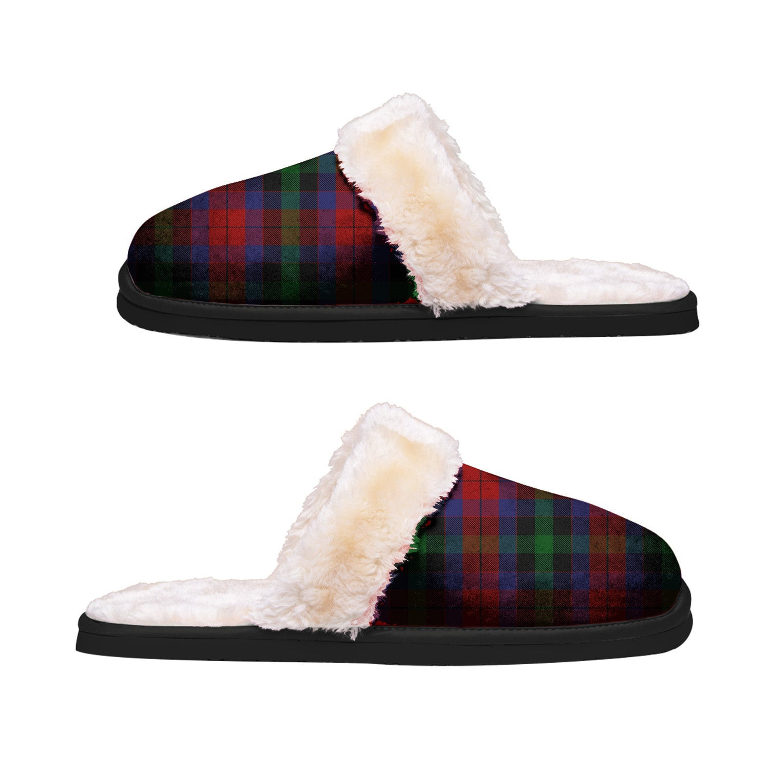 ScotsTee Shop Scottish Skene of Cromar 03 Clan Tartan Slippers Warm House Plush Slippers