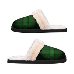 ScotsTee Shop Scottish Ross Hunting 03 Clan Tartan Slippers Warm House Plush Slippers