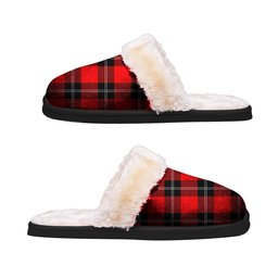 ScotsTee Shop Scottish Ramsay Modern Clan Tartan Slippers Warm House Plush Slippers